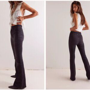 We The Free Jayde Flare Jeans, Black Wash  Size 27